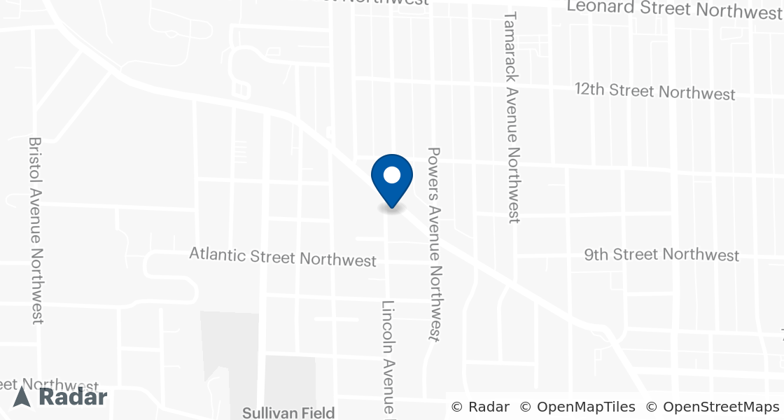 Map of Dairy Queen Location:: 1138 Walker Ave NW, Grand Rapids, MI, 49504-4063